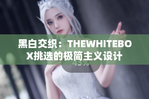 黑白交織：THEWHITEBOX挑選的極簡主義設計