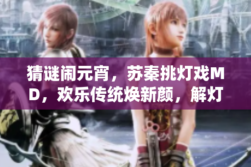 猜謎鬧元宵，蘇秦挑燈戲MD，歡樂傳統(tǒng)煥新顏，解燈謎共慶元宵節(jié)