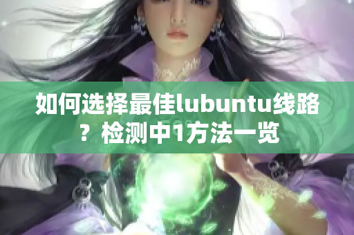 如何選擇最佳lubuntu線路？檢測中1方法一覽