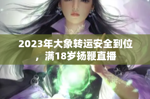 2023年大象轉(zhuǎn)運(yùn)安全到位，滿18歲揚(yáng)鞭直播
