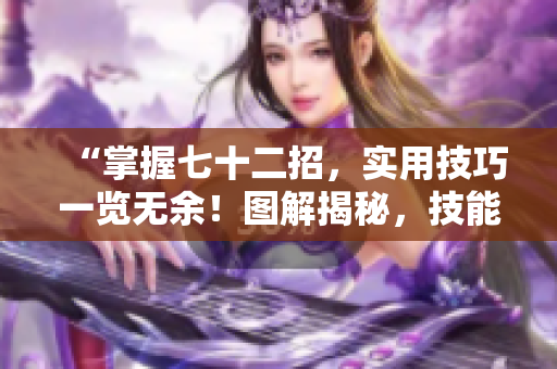 “掌握七十二招，實用技巧一覽無余！圖解揭秘，技能提升不再難！”