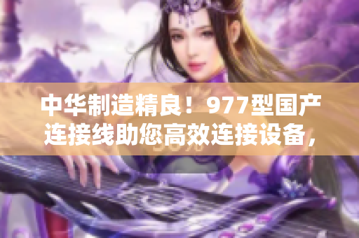 中華制造精良！977型國(guó)產(chǎn)連接線助您高效連接設(shè)備，打造穩(wěn)定網(wǎng)絡(luò)通訊