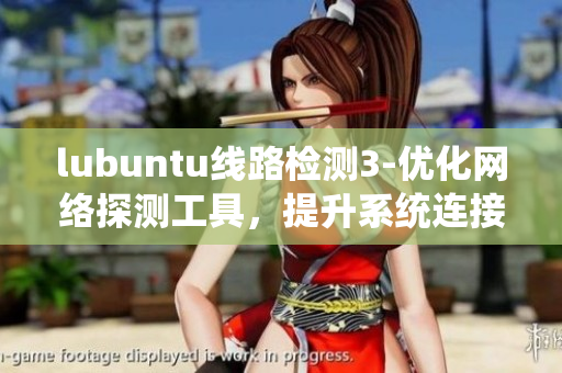 lubuntu線路檢測3-優(yōu)化網(wǎng)絡探測工具，提升系統(tǒng)連接速度