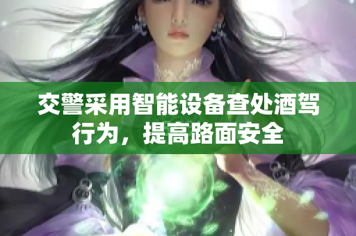 交警采用智能設(shè)備查處酒駕行為，提高路面安全
