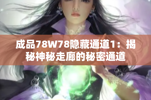 成品78W78隱藏通道1：揭秘神秘走廊的秘密通道
