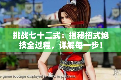 挑戰(zhàn)七十二式：揭秘招式絕技全過程，詳解每一步！