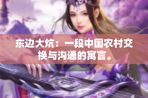 東邊大炕：一段中國農(nóng)村交換與溝通的寓言。