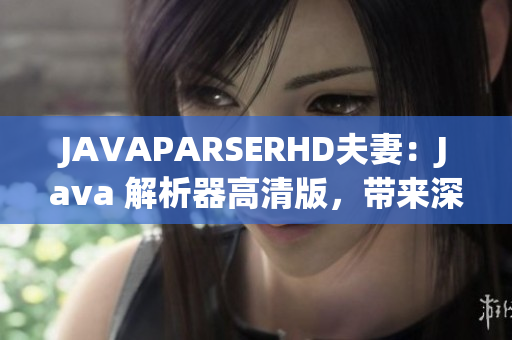 JAVAPARSERHD夫妻：Java 解析器高清版，帶來(lái)深入解讀