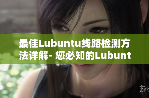 最佳Lubuntu線路檢測(cè)方法詳解- 您必知的Lubuntu線路檢測(cè)技巧