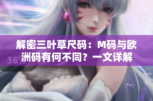 解密三葉草尺碼：M碼與歐洲碼有何不同？一文詳解