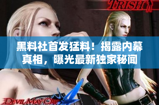 黑料社首發(fā)猛料！揭露內(nèi)幕真相，曝光最新獨家秘聞
