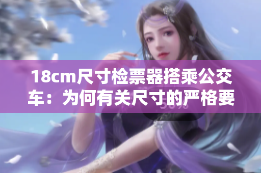 18cm尺寸檢票器搭乘公交車：為何有關尺寸的嚴格要求？