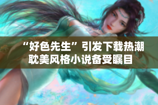 “好色先生”引發(fā)下載熱潮 耽美風(fēng)格小說備受矚目