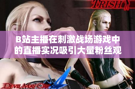 B站主播在刺激戰(zhàn)場游戲中的直播實況吸引大量粉絲觀看