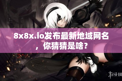 8x8x.io發(fā)布最新地域網(wǎng)名，你猜猜是啥？