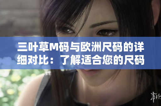 三葉草M碼與歐洲尺碼的詳細對比：了解適合您的尺碼選擇