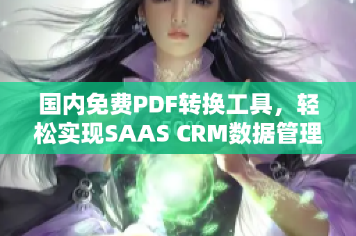 國(guó)內(nèi)免費(fèi)PDF轉(zhuǎn)換工具，輕松實(shí)現(xiàn)SAAS CRM數(shù)據(jù)管理-完全免費(fèi)的PDF轉(zhuǎn)換解決方案