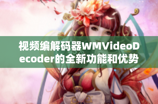 視頻編解碼器WMVideoDecoder的全新功能和優(yōu)勢(shì)