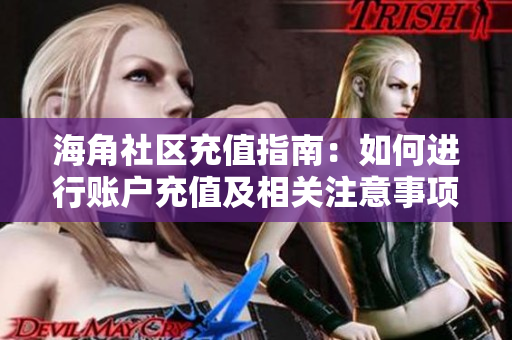 海角社區(qū)充值指南：如何進(jìn)行賬戶(hù)充值及相關(guān)注意事項(xiàng)
