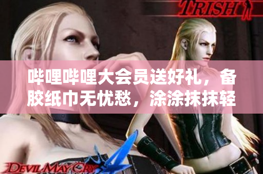 嗶哩嗶哩大會員送好禮，備膠紙巾無憂愁，涂涂抹抹輕松接受，品質(zhì)服務(wù)溫暖心扉。