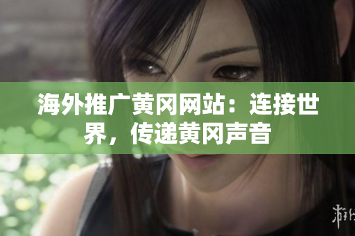 海外推廣黃岡網(wǎng)站：連接世界，傳遞黃岡聲音